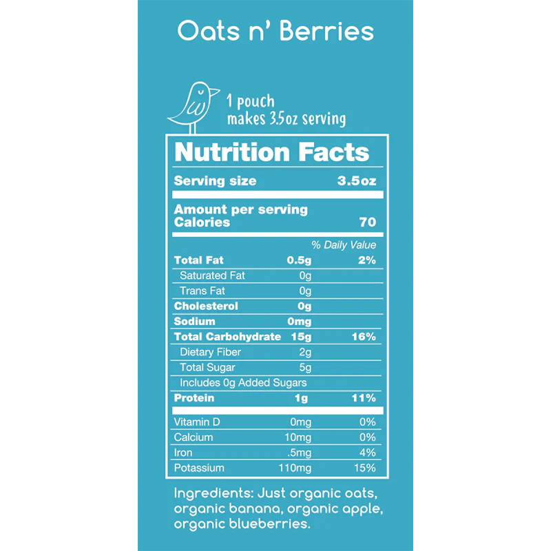 Oats N Berries Organic Baby Food