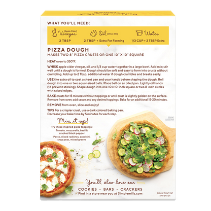 Pizza Dough Almond Flour Baking Mix