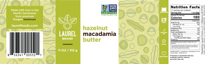 Hazelnut Macadamia Butter