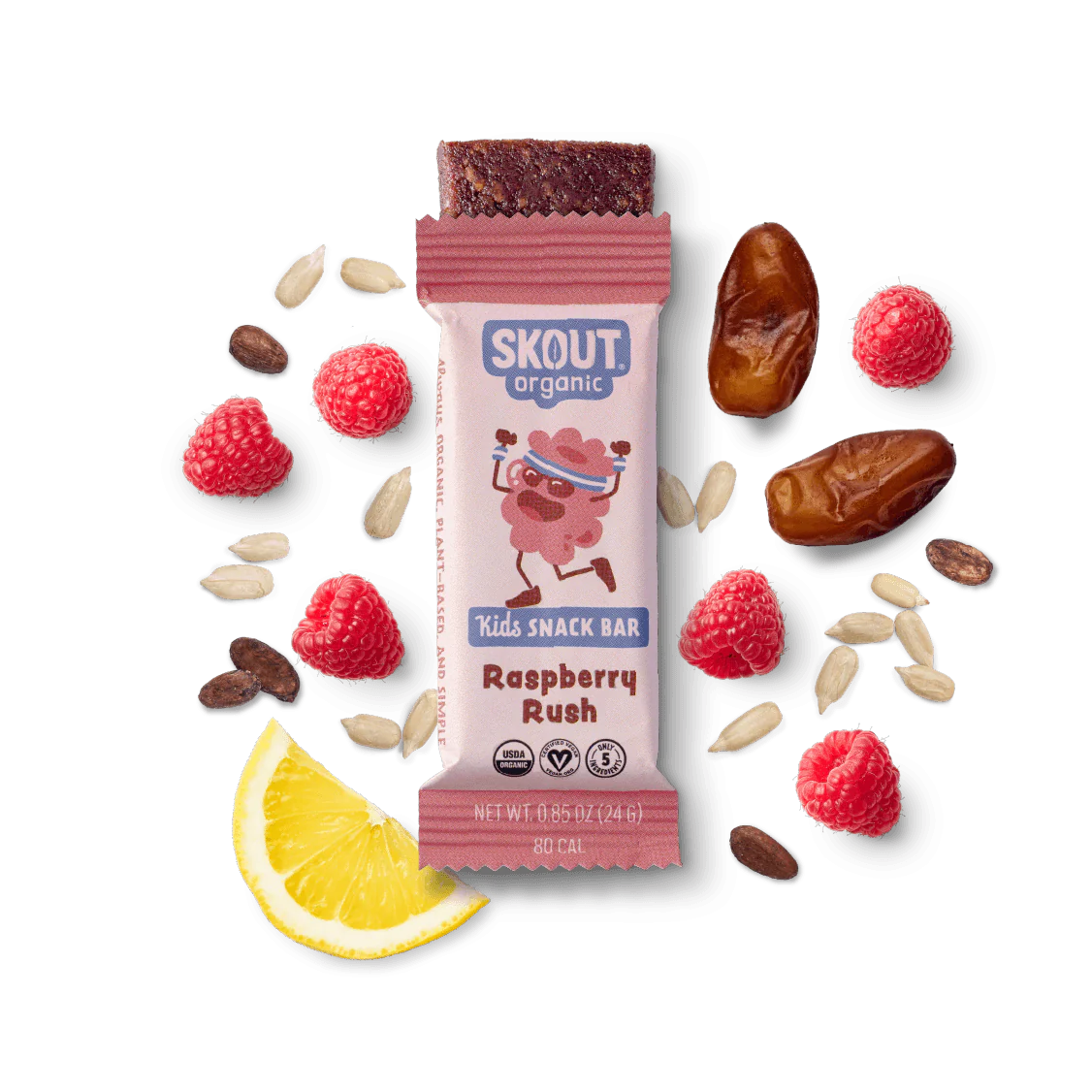 Organic Raspberry Rush Kids Bar